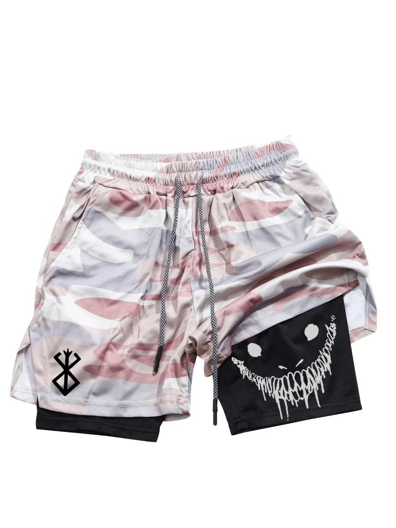 Men's 2 in 1 Sports Shorts