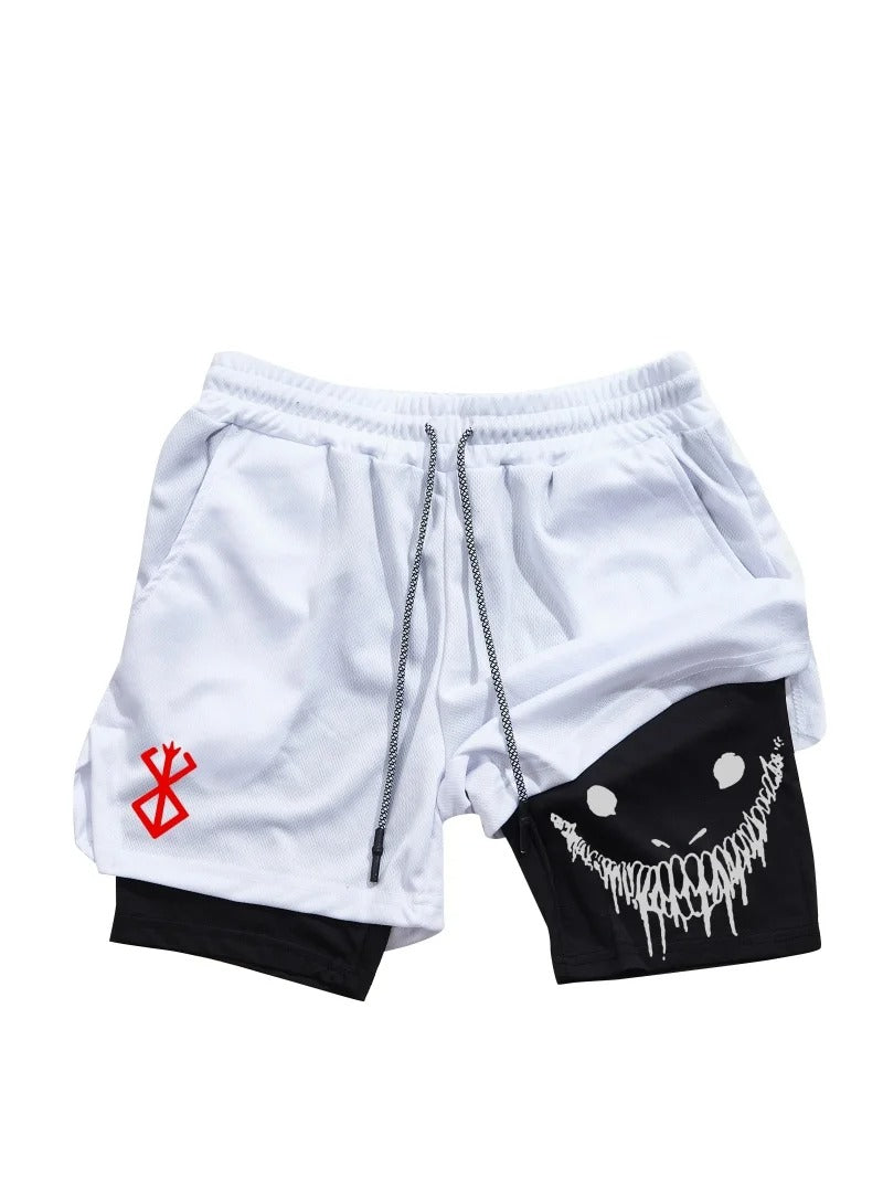 Men's 2 in 1 Sports Shorts