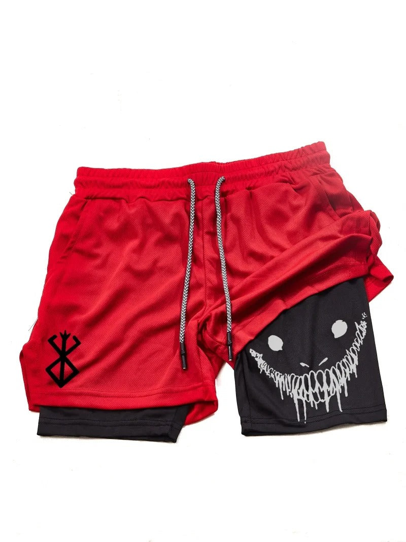 Men's 2 in 1 Sports Shorts