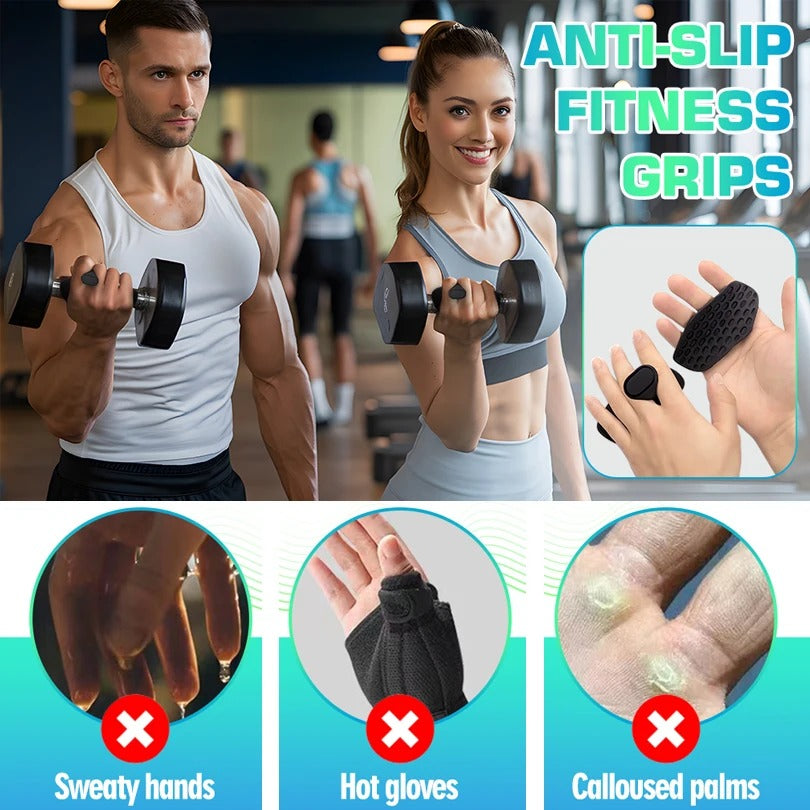 Silicone Gym Grips | Non-Slip For Weightlifting