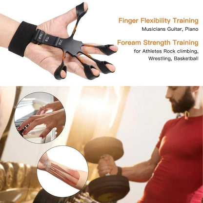 Adjustable Grip Strength Trainer (5–60Kg) with Finger Exerciser