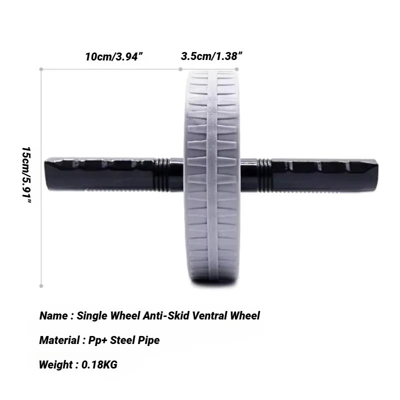 Abdominal Wheel – Strong Load-Bearing, Non-Slip Roller for Core & Muscle Training