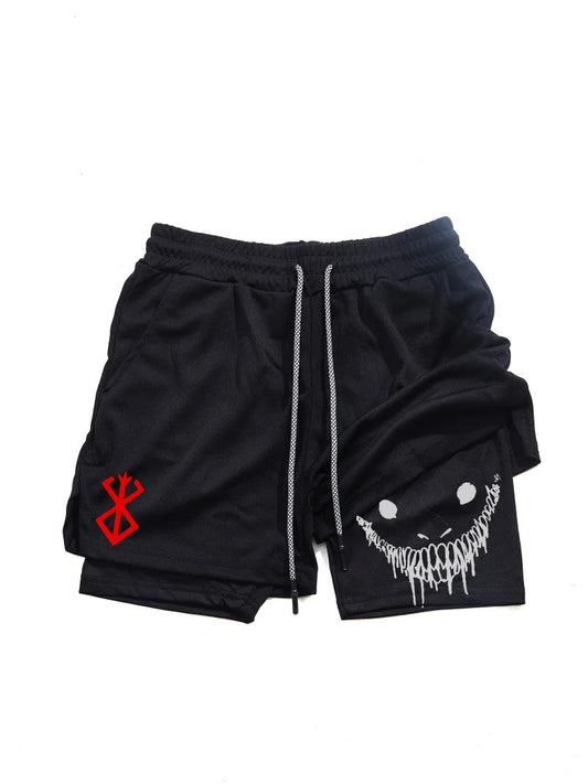 Men's 2 in 1 Sports Shorts